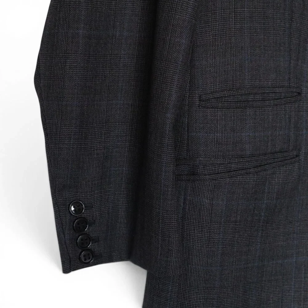 Djay Couture Paris Scabal English Cloth Men's 40 Bespoke Wool Sport Coat Jacket